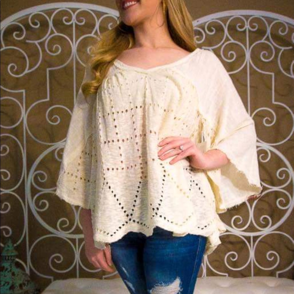 Free People Lace Top